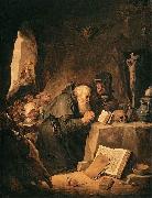 David Teniers the Younger The Temptation of St Anthony oil on canvas